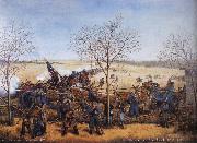 Samuel J.Reader The Battle of the Blue October 22.1864 oil on canvas